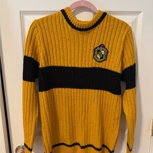 Hogwarts House Yellow and Black Sweater